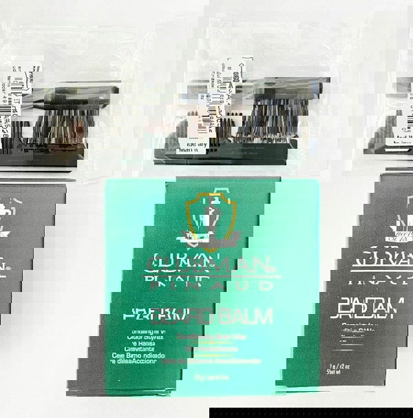 Clubman Pinaud Beard Balm and Styling Wax 59g + Beard / Moustache Brush & Comb