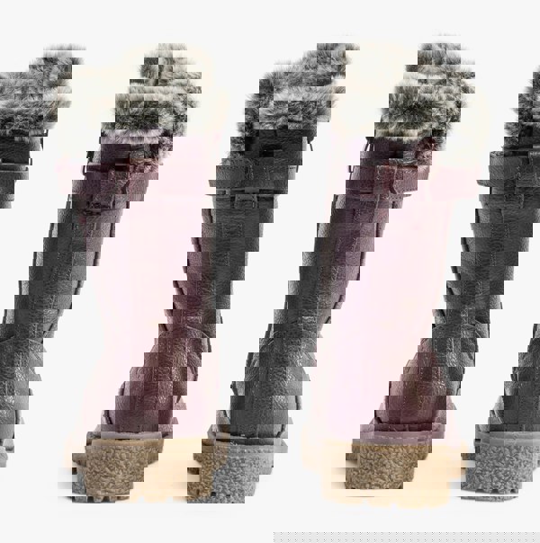 Heavenly Feet CHARLOTTE Girls Calf Boots Purple