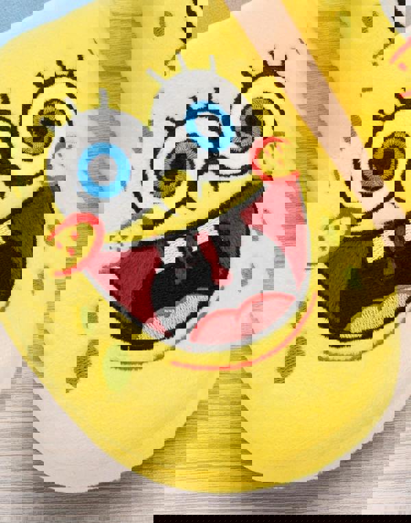 SpongeBob SquarePants Womens Yellow Character Mule Slippers