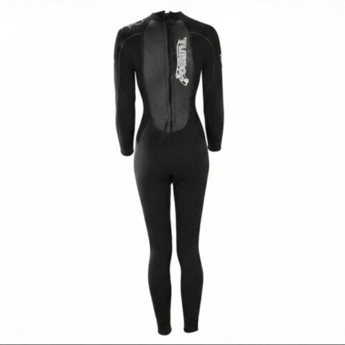TWF Women's Turbo - Back Zip 2.5mm Fullsuit Wetsuit - Black/Black