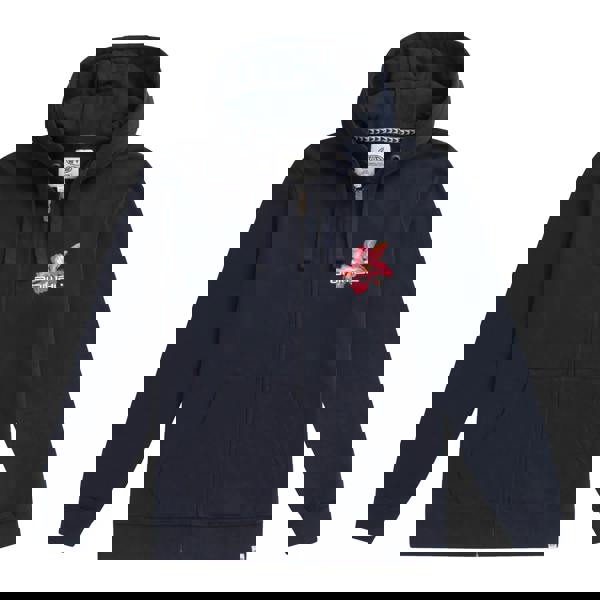 Animal Womens/Ladies Maya Graphic Print Organic Hoodie - Navy - 