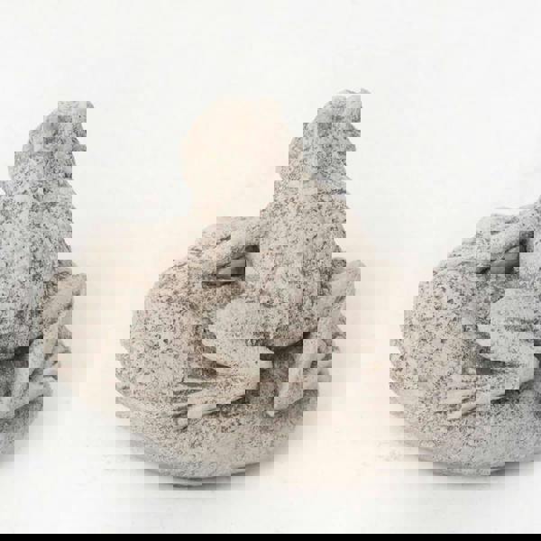 Frog On Rock Small Garden Ornament