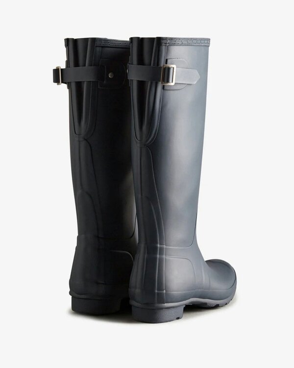 Hunter Original Tall Back Adjustable Womens Wellies - Navy