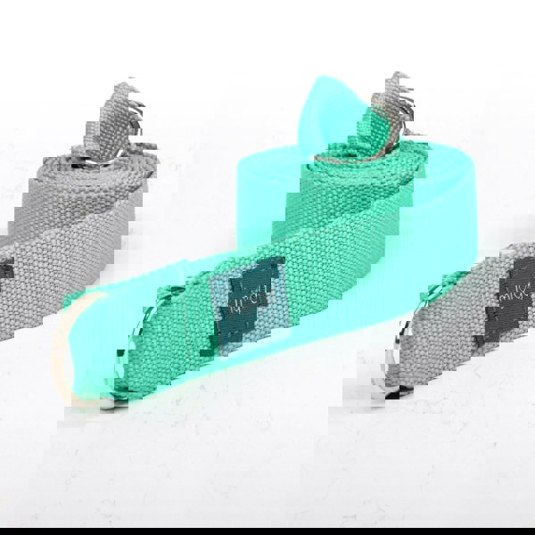 Myga 2-in-1 Yoga Belt Strap Available in 6 Colours: Turquoise, Black, Dusty Pink, Royal Blue, Plum, and Grey