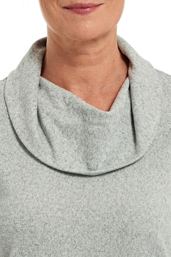 PennyPlain Cowl Neck Top - Malt