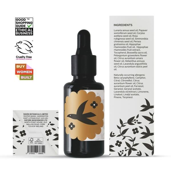 Raven Botanicals Skin Saviour Nourishing Facial Oil