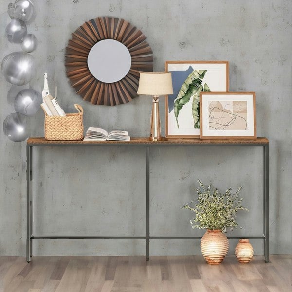 Rafaelo Mobilia 180CM Wide Narrow & Slim Console Table For Hallway