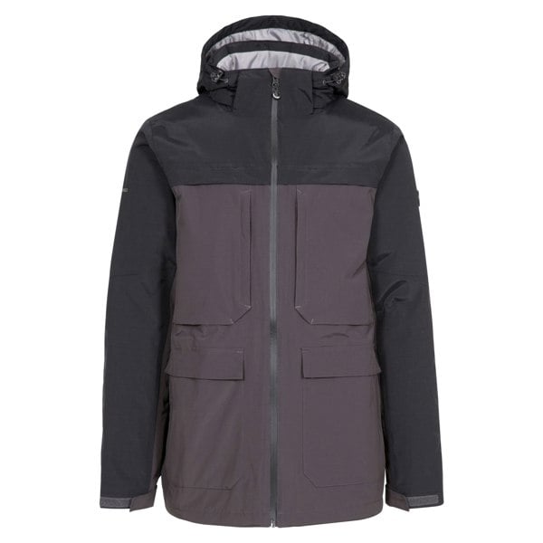 Trespass Mens Heathrack Waterproof Jacket - Dark Grey
