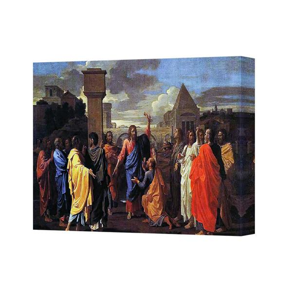 Benjamin Tate Design Biblical Scene Canvas Wall Art Jesus Among Followers Painting