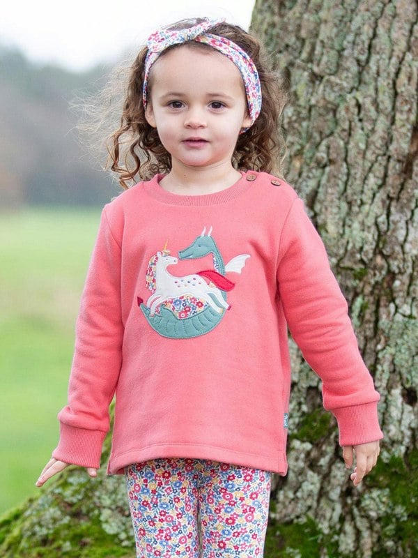 Kite Girls Organic Folktale Friends Sweatshirt