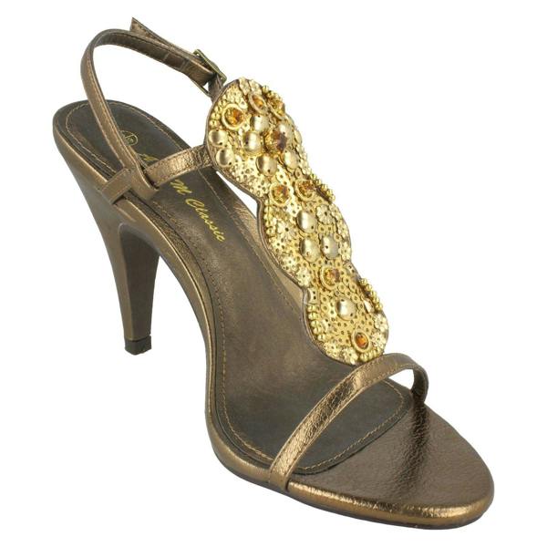 Ladies A & M Classic Heeled Sandal