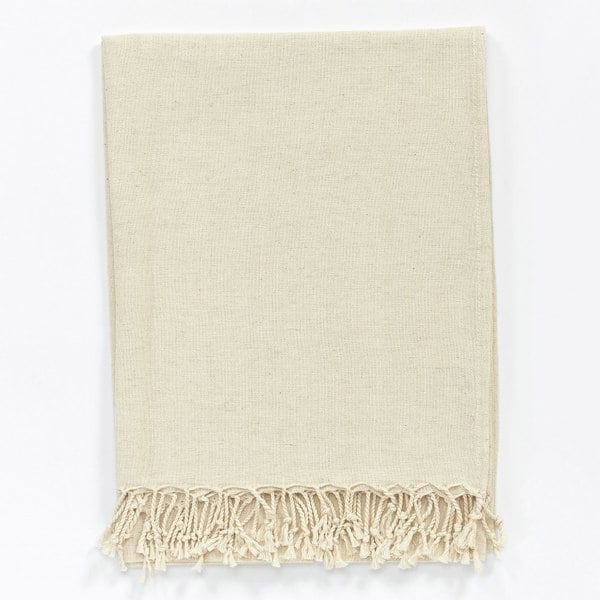 Linen Cotton blend bath sheet