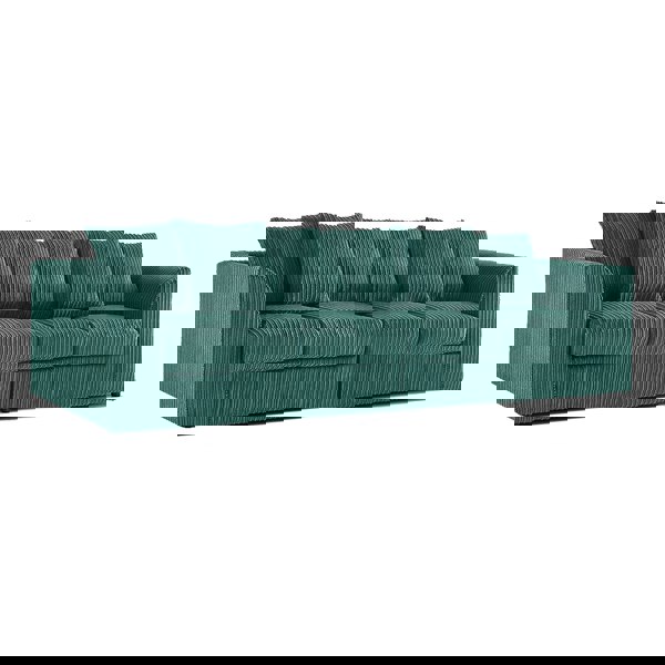 Furnishings For Less Luxor Cord Long Fabric 4 Seater - Scatter back