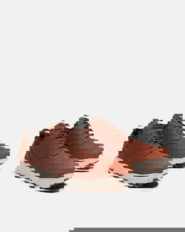 Timberland Parker Street Full Grain Leather Mens Trainers - Rust - CHO - Designer Mens Trainers