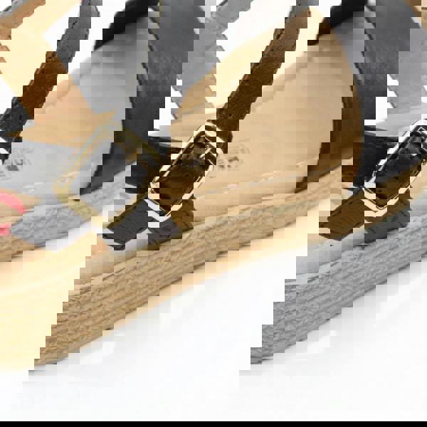 Heavenly Feet Heavenly Feet SARA Womens Platform Sandals Black