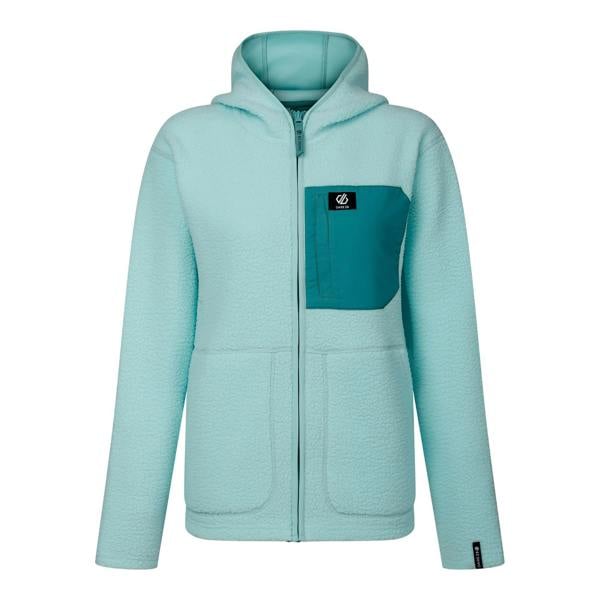 Dare 2B Womens/Ladies Firn Borg Hooded Fleece - Water Ballet - 