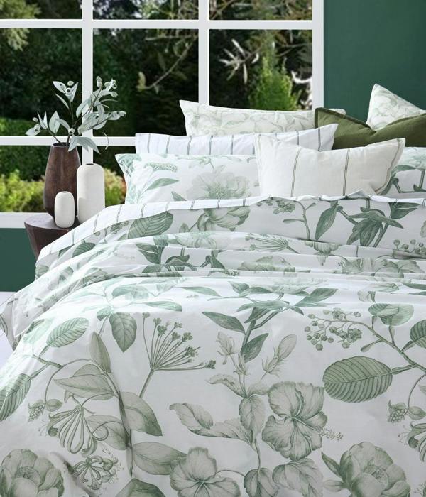 M.M Linen Botanical Duvet Set - Leaf
