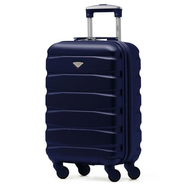Flight Knight 55x35x20cm Cabin Carry Bag Hard Shell Suitcase 100+ Airline Approved