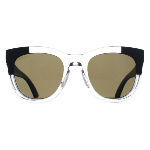 Smith Sunglasses Sidney MNG L7 Crystal Black Polarized Grey Green