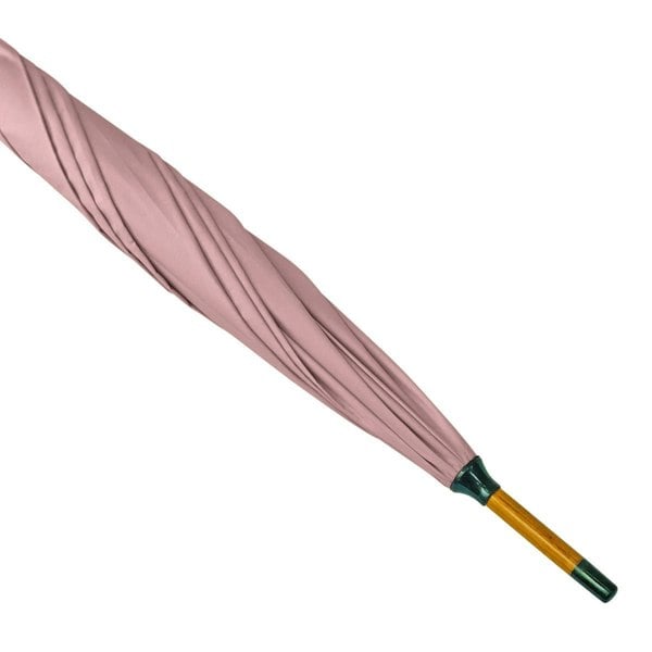 Jollybrolly Wood Stick Walking Umbrella - Blush Pink