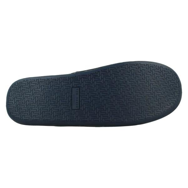 Ted Baker Mens Ted Baker Leather Mule Padded Slippers 'Ardin'