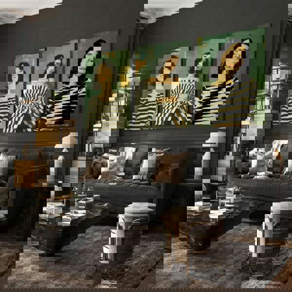 Art Print For Living Room | Set of 3 Boho Women Wall art Prints