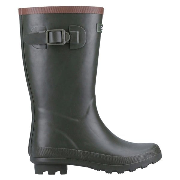 Cotswold Bowldown Rubber Boys Green Wellington Boots