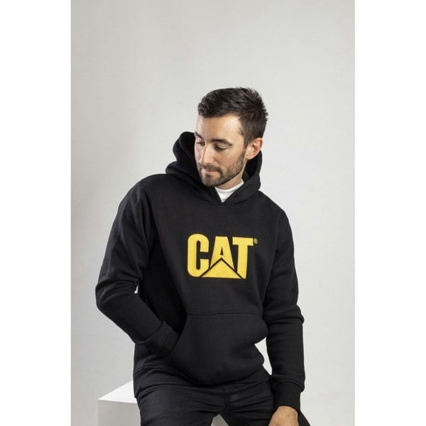 Caterpillar Trademark Cotton Men's Black Hoodie