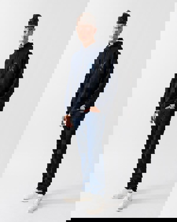 Armani Exchange Armani Exchange Mens Pullover Monogram Logo Hoodie