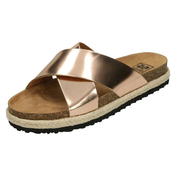 Down to Earth Ladies Down To Earth X Strap Mules