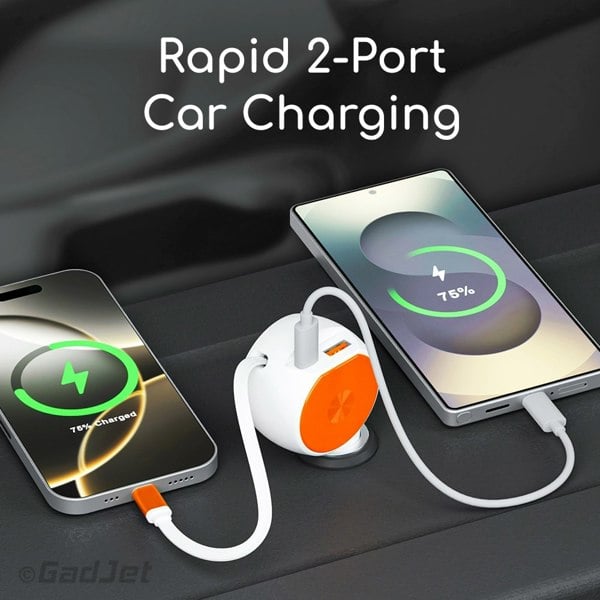 GadJet Rapid 2-Port Car Charger