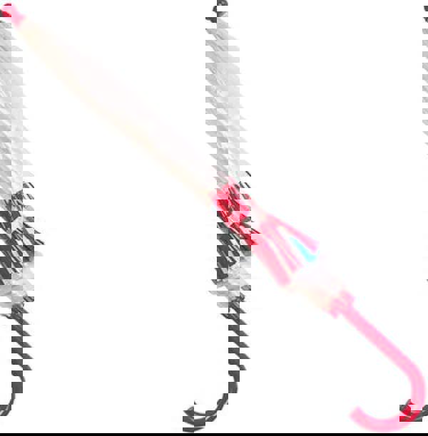 KAV Kids Transparent School Umbrella Boys and Girls - Sweet, Beautiful, Lightweight Design Dome Parasol for Your Child