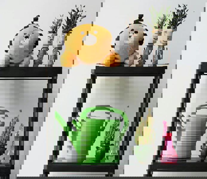 Gr8 Home Black 5 Tier Plastic Shelving Unit Storage Racking Shelves Garage Warehouse Shed