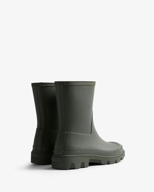 Hunter Unisex Downpour Short Boot - Dark Olive