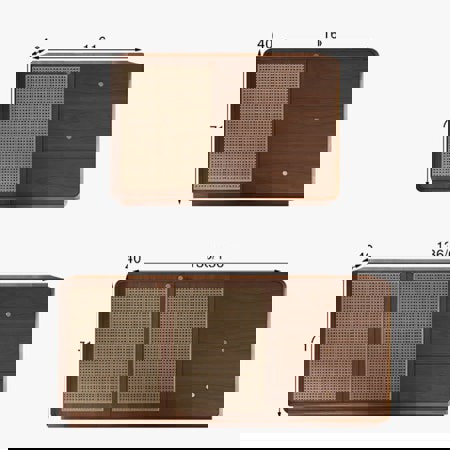 Topaz Cabinet, Wood & Rattan, Three Different Styles-Ritconcept-Rit Concept