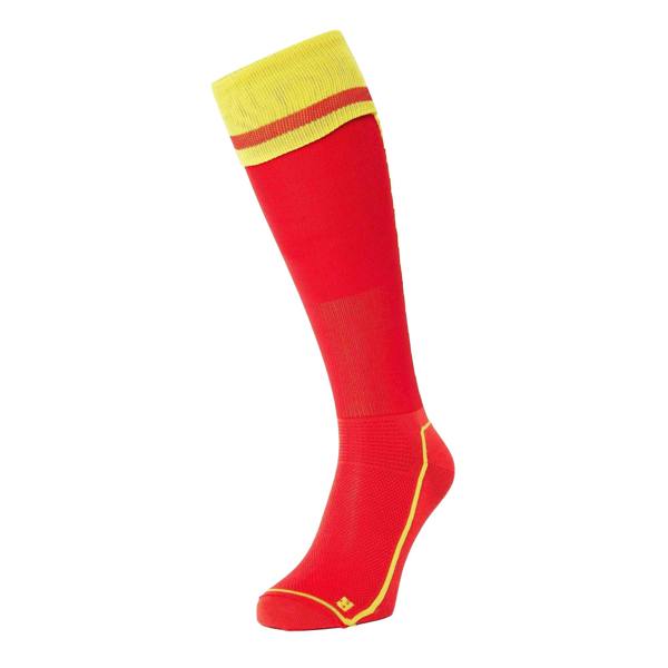 Puma Childrens/Kids II Striped Football Knee High Socks - Red - 