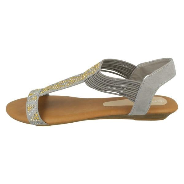 Spot On Ladies Spot On Flat Sandals