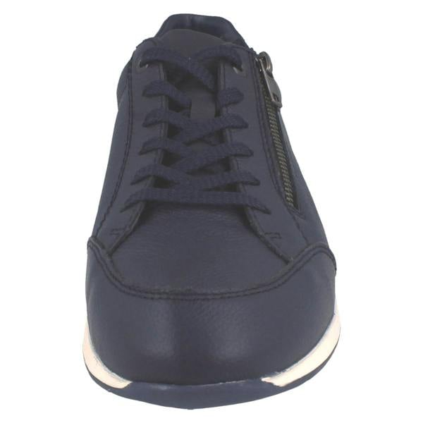 Rieker Mens Rieker Casual Lace Up Trainers With Side Zip 11903