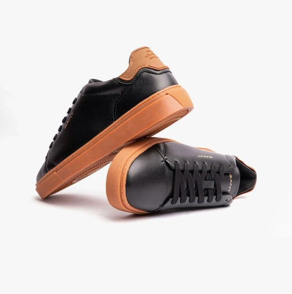 GANT MC JULIEN Mens Casual Trainers Black/Honey