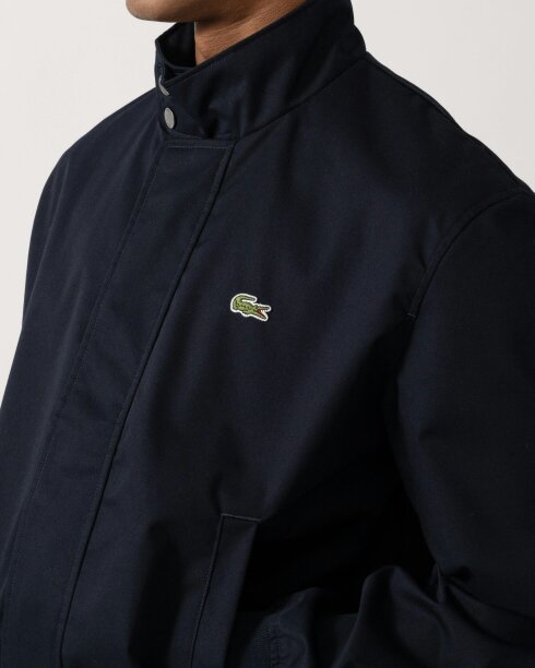 Lacoste Lightweight Water-Repellent Twill Mens Harrington Jacket - Abysm HDE