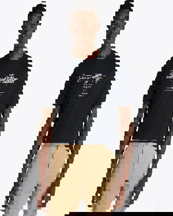 Tommy Hilfiger Tommy Hilfiger Mens Script Logo Tee