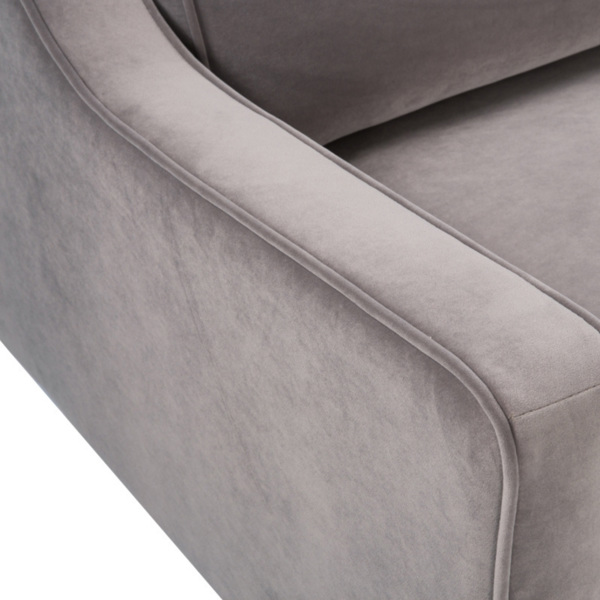Daffy 2 Seat Sofa - Mink Velvet