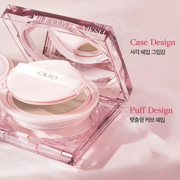 CLIO Kill Cover Mesh Glow Cushion Set (+Refill) SPF50+ PA++++