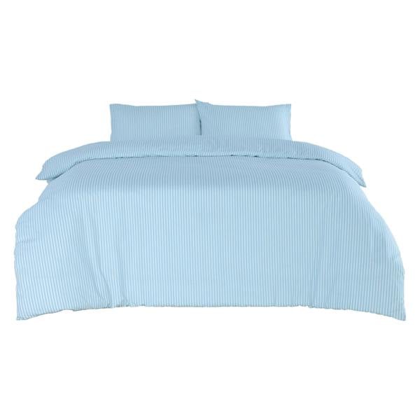 Martex Studio Edition Blue Pinstripe Duvet Cover Set