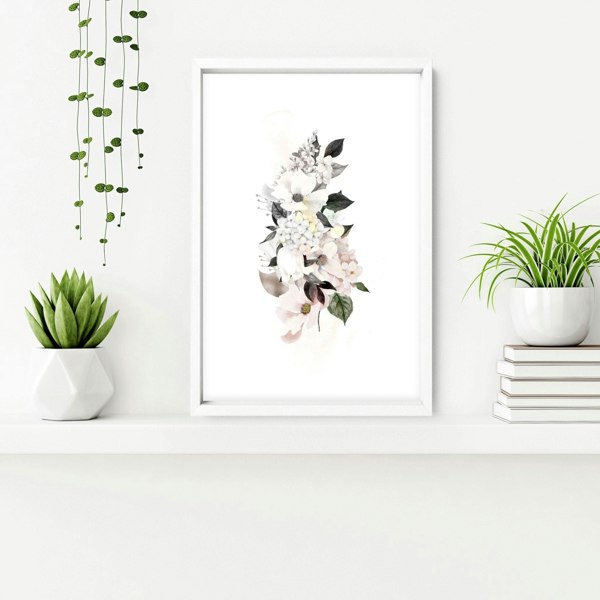 Bathroom prints framed | set of 3 wall art prints