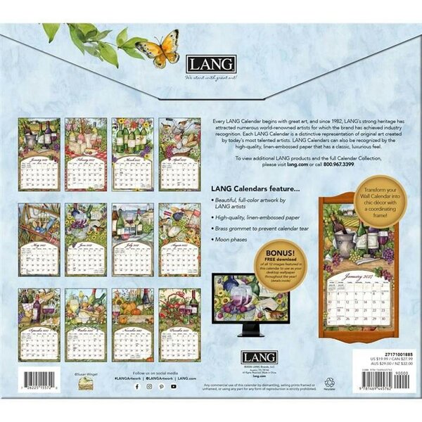 Susan Winget, Wine Country Deluxe Calendar 2027, Deluxe Calendars, Month To View, Lifestyle, Gift