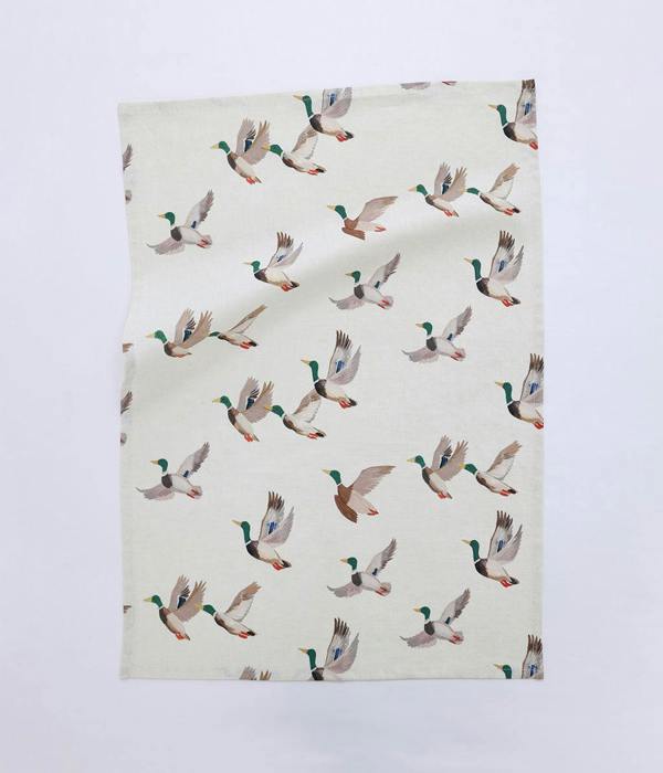 M.M Linen Mallard Tea Towel