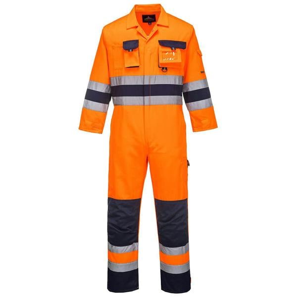 Nantes Hi-Vis Contrast Work Coverall Portwest