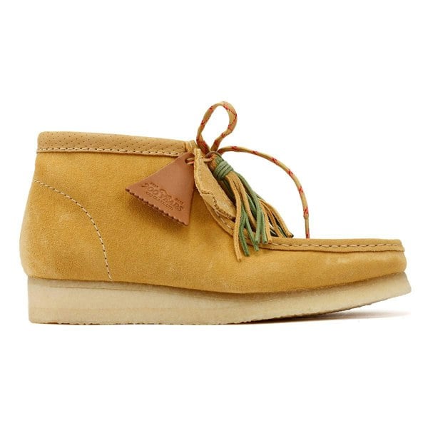 Clarks Originals 26181131 Men's Wallabee Boots Golden Tan Suede