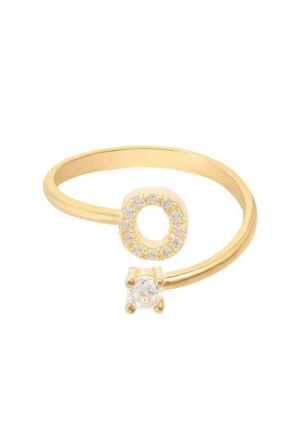 Initial Ring Gold O - LATELITA Rings
